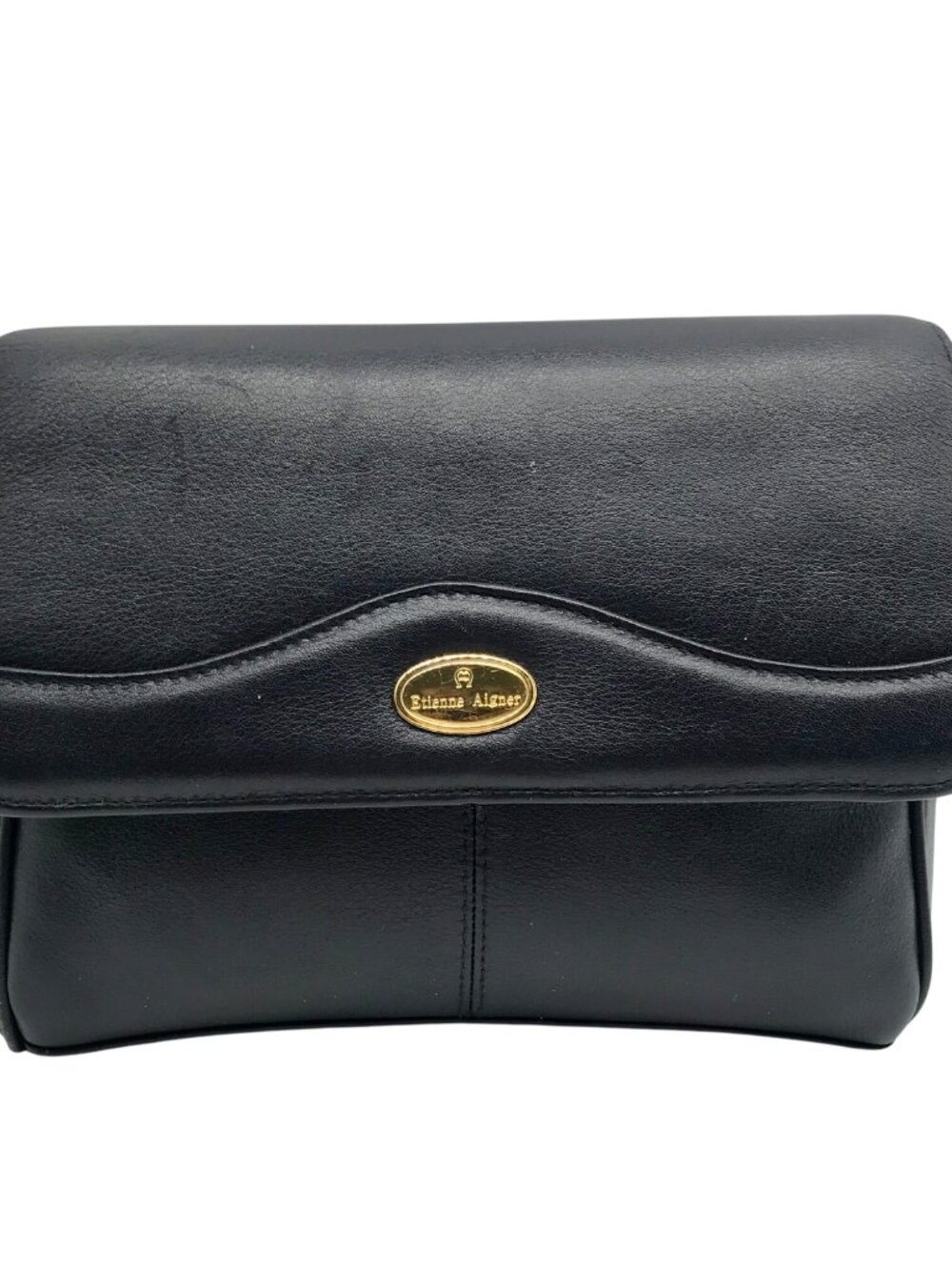 Etienne Aigner Black Leather Crossbody